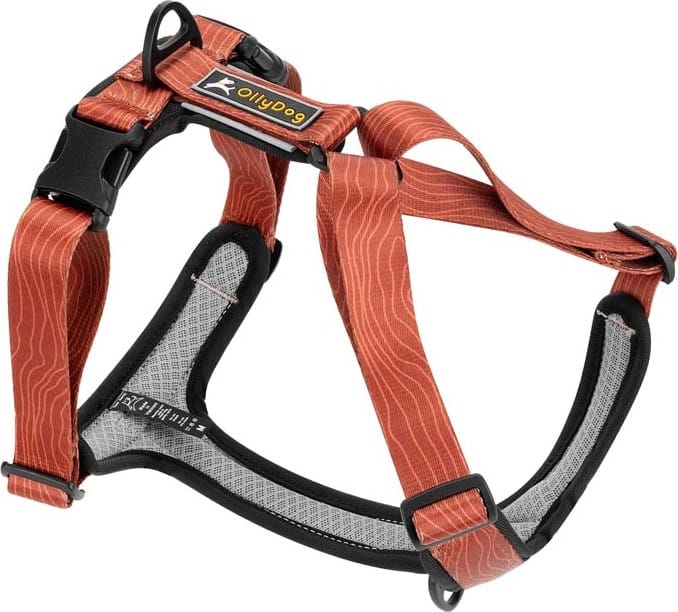 OllyDog Alpine Reflective Comfort Harness Clay OllyDog