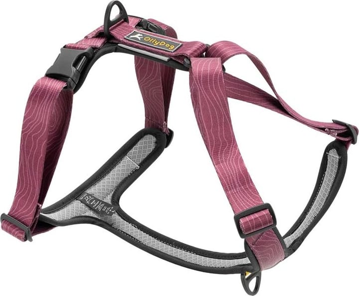 OllyDog Alpine Reflective Comfort Harness Rosewood OllyDog