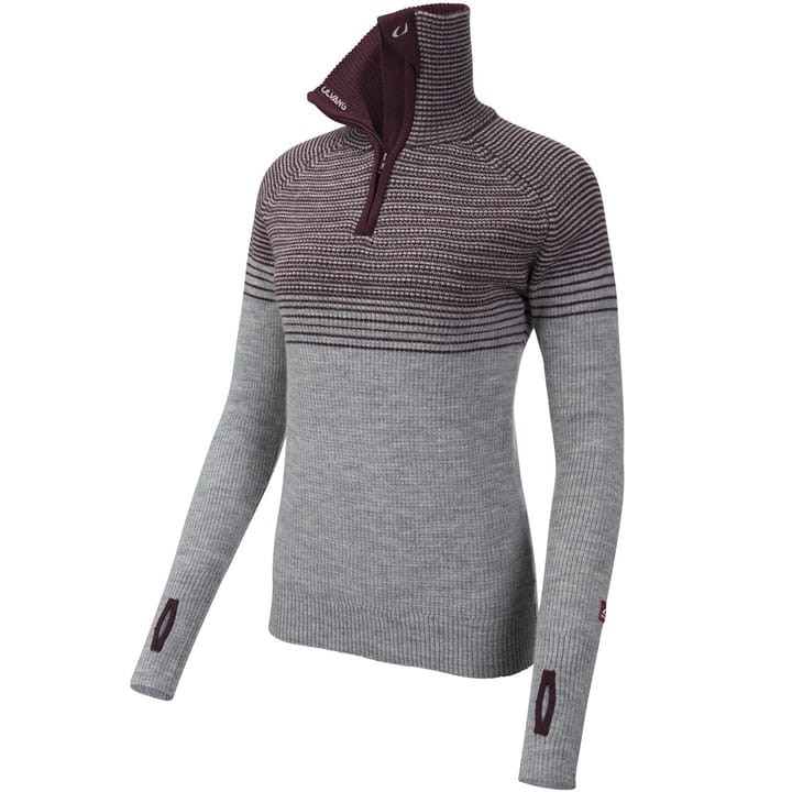 Ulvang Alta Half Zip Ws Grey Melange/Fig Ulvang Ulvang Alta Half Zip Ws Grey Melange/Fig Ulvang