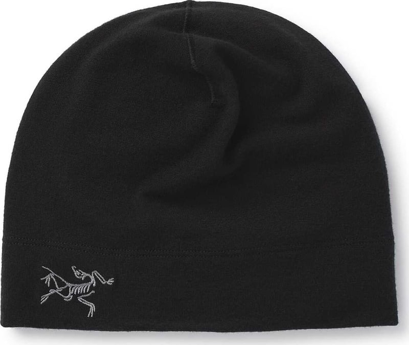 【新品未使用】アークテリクスRho Lightweight Wool Toque Arc'teryx Rho Lightweight Wool Toque Black / 100% Authentic