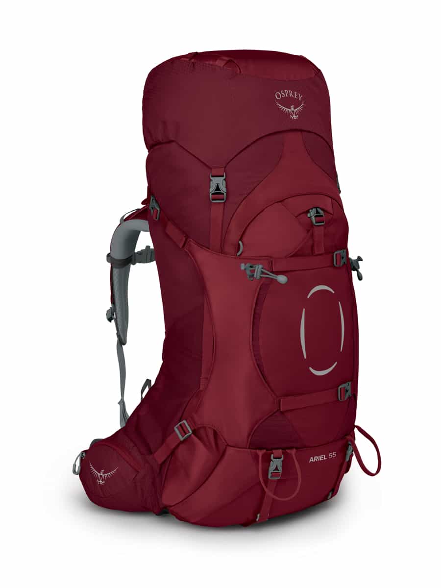 Osprey Ariel 55 Claret Red