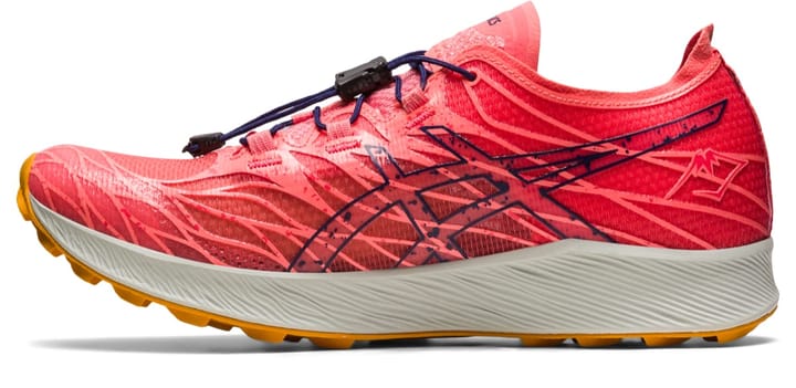 Asics Women's FujiSpeed Papaya/Indigo Blue Asics