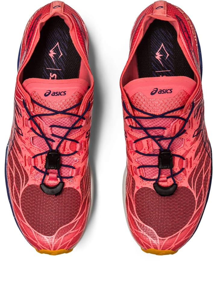 Asics Women's FujiSpeed Papaya/Indigo Blue Asics