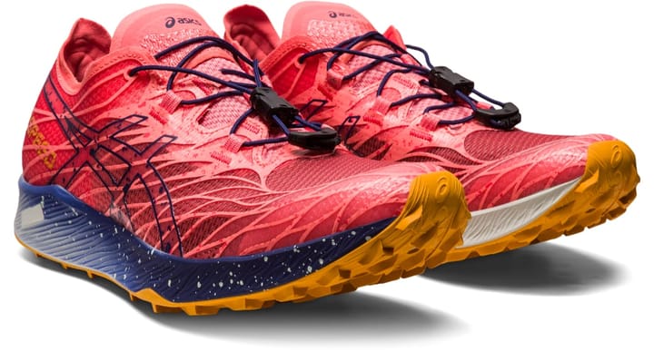 Asics Women's FujiSpeed Papaya/Indigo Blue Asics