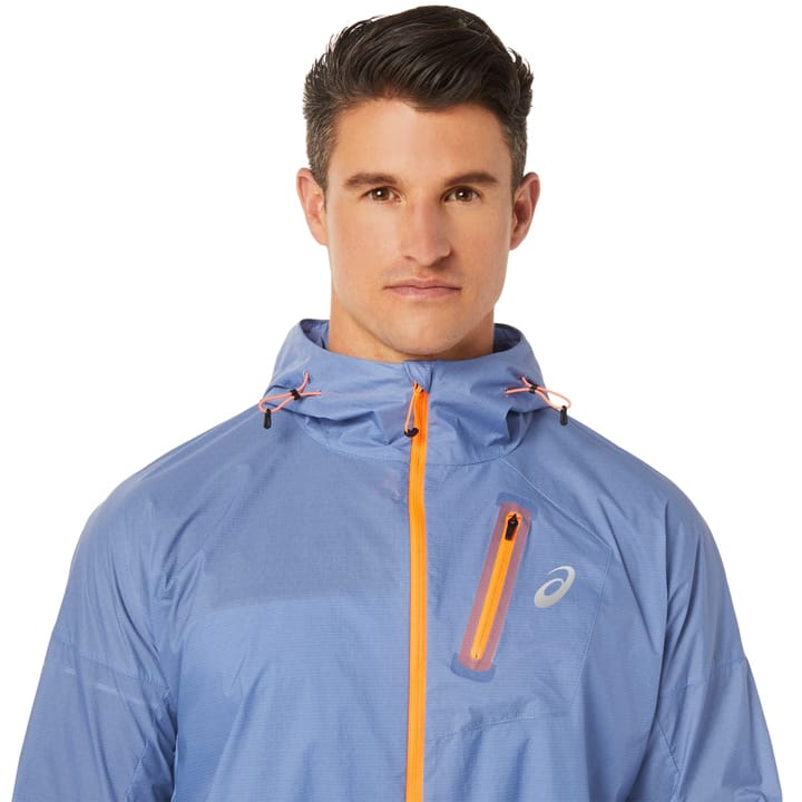 Asics Men's Fujitrail Jacket Blue Harmony Asics Asics Men's Fujitrail Jacket Blue Harmony Asics
