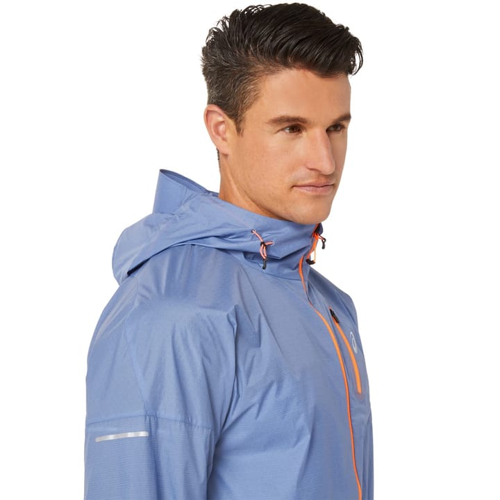 Asics Men's Fujitrail Jacket Blue Harmony Asics Asics Men's Fujitrail Jacket Blue Harmony Asics