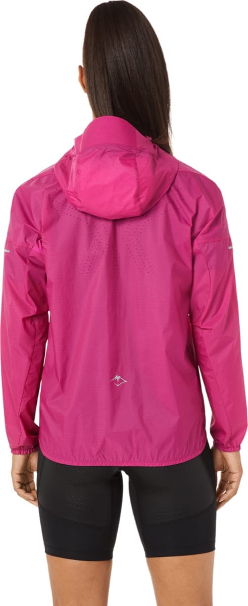 Asics Women's Fujitrail Jacket Fuchsia Red Asics Asics Women's Fujitrail Jacket Fuchsia Red Asics