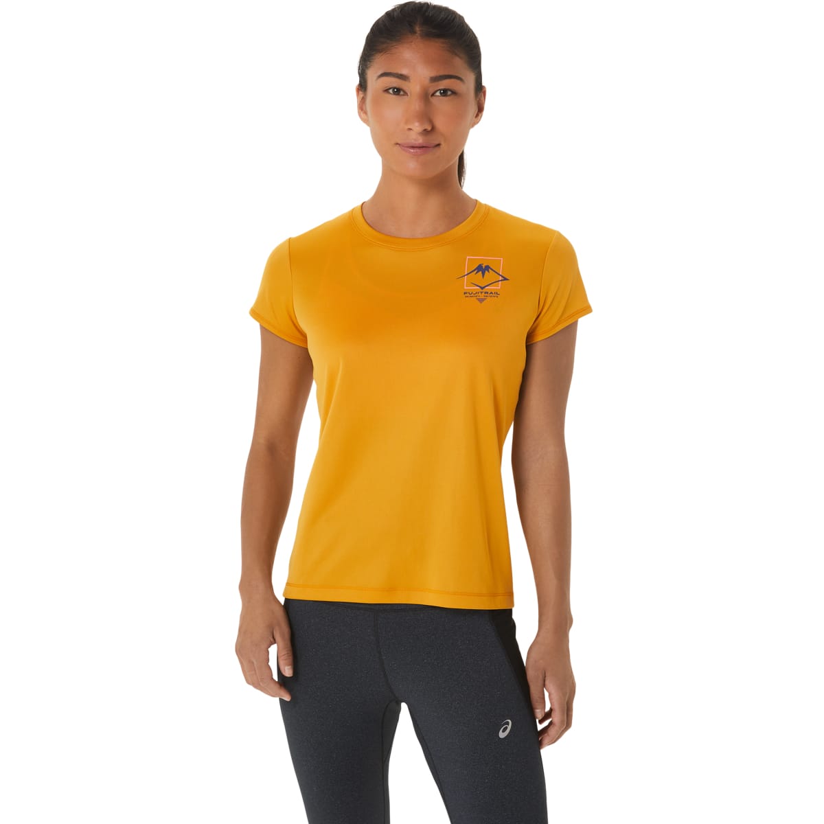 Asics Fujitrail Logo SS Top W Sandstorm