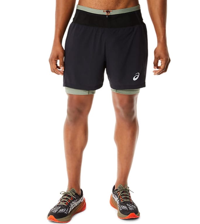 Asics Fujitrail Short M Performance Black/Lichen Green Asics Asics Fujitrail Short M Performance Black/Lichen Green Asics
