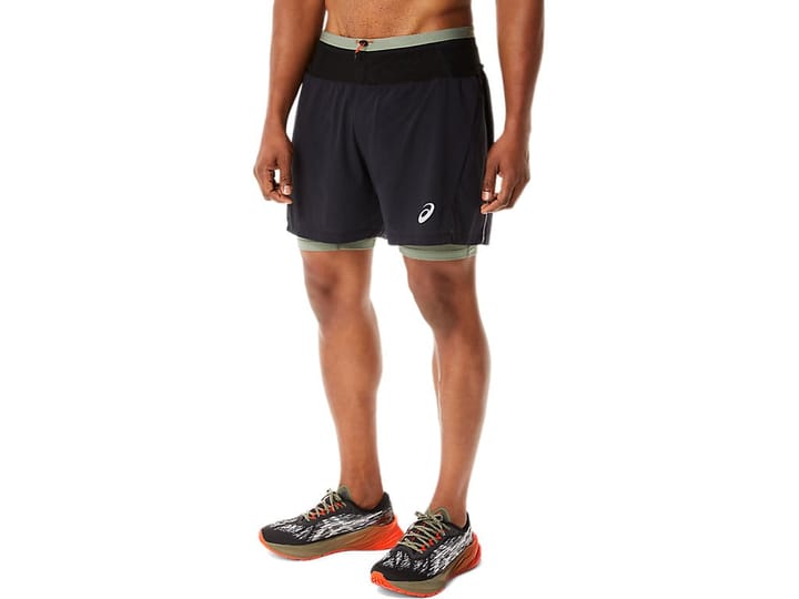 Asics Fujitrail Short M Performance Black/Lichen Green Asics Asics Fujitrail Short M Performance Black/Lichen Green Asics