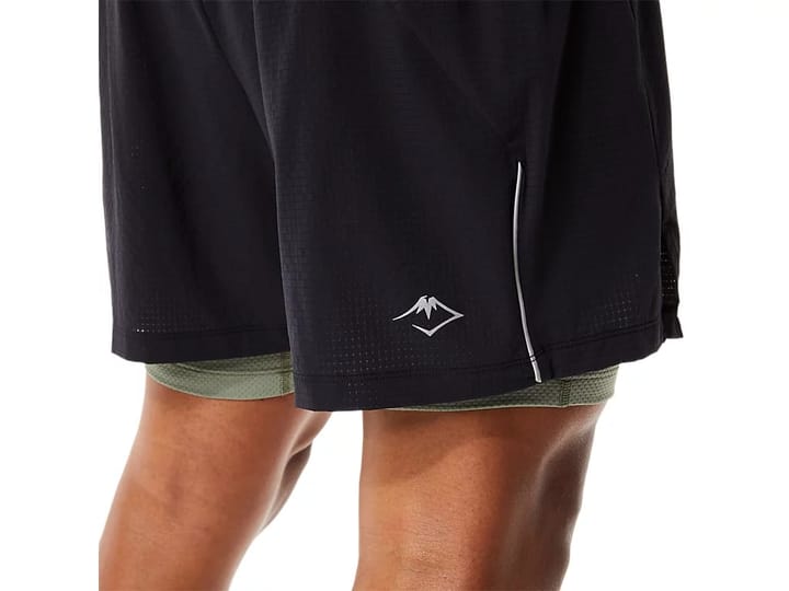 Asics Fujitrail Short M Performance Black/Lichen Green Asics Asics Fujitrail Short M Performance Black/Lichen Green Asics