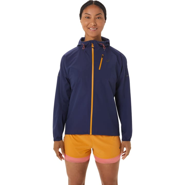 Women's Fujitrail Waterproof Jacket INDIGO BLUE/SANDSTORM Asics