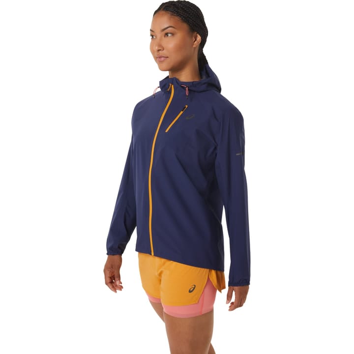 Women's Fujitrail Waterproof Jacket INDIGO BLUE/SANDSTORM Asics