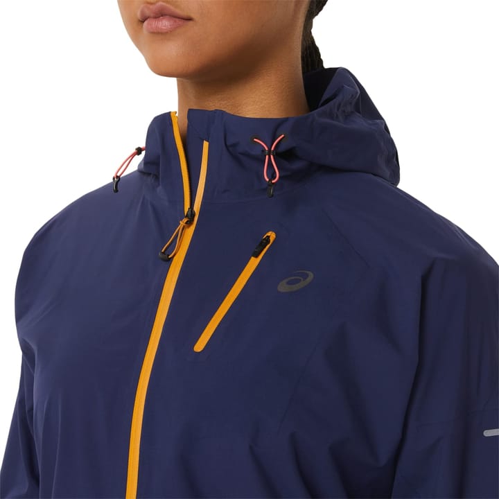 Women's Fujitrail Waterproof Jacket INDIGO BLUE/SANDSTORM Asics