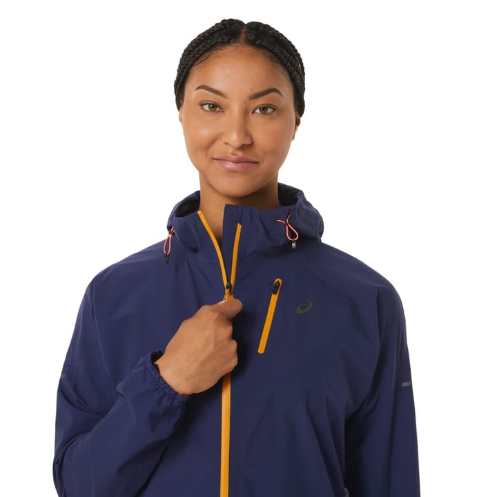 Women's Fujitrail Waterproof Jacket INDIGO BLUE/SANDSTORM Asics