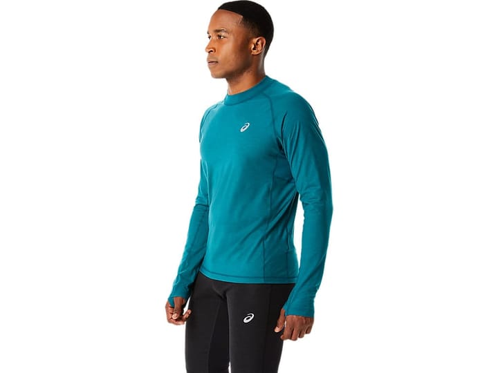 Asics Men's Winter Run LS Top Velvet Pine Asics Asics Men's Winter Run LS Top Velvet Pine Asics