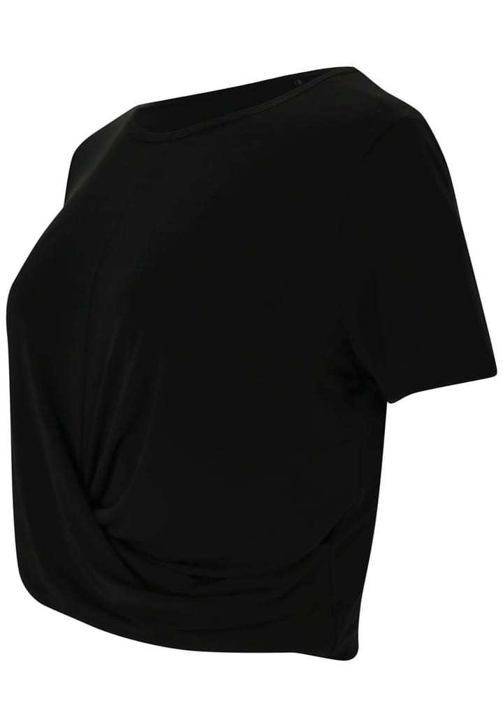 Athlecia Diamy W Cropped Tee Black Athlecia