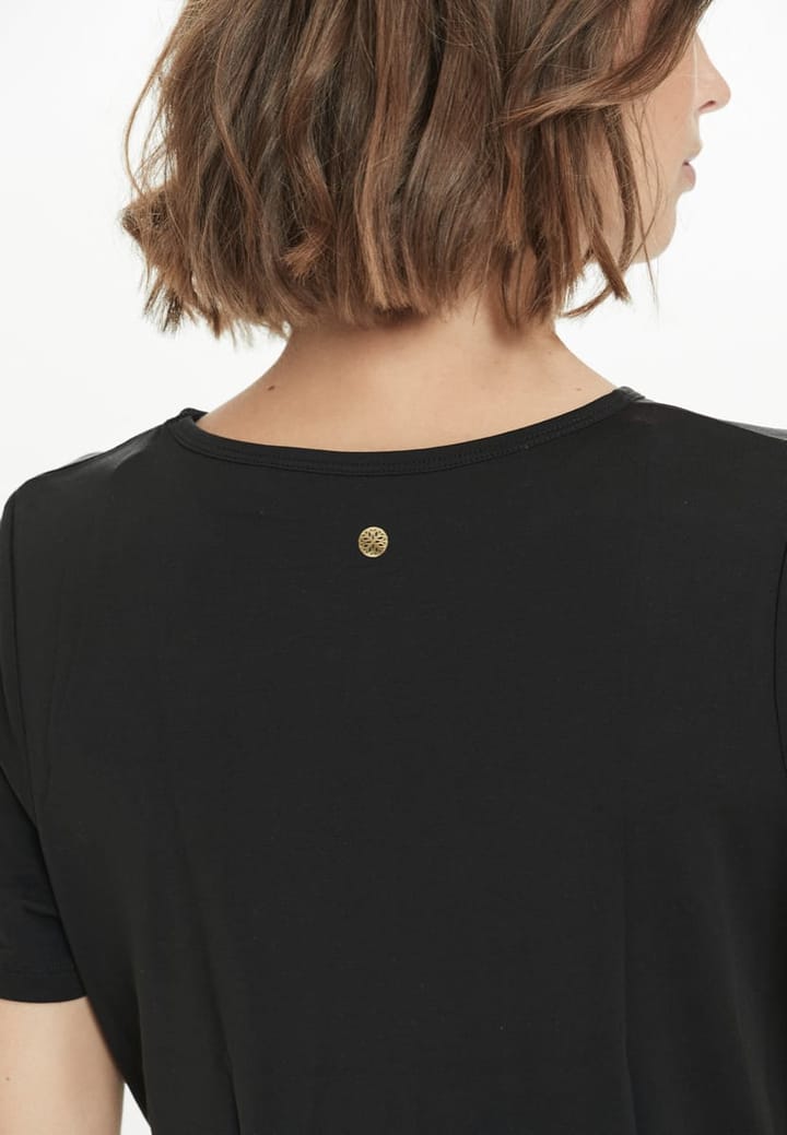 Athlecia Diamy W Cropped Tee Black Athlecia