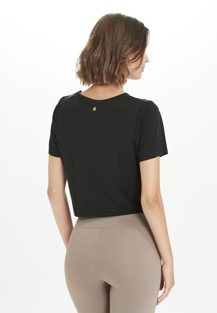 Athlecia Diamy W Cropped Tee Black Athlecia