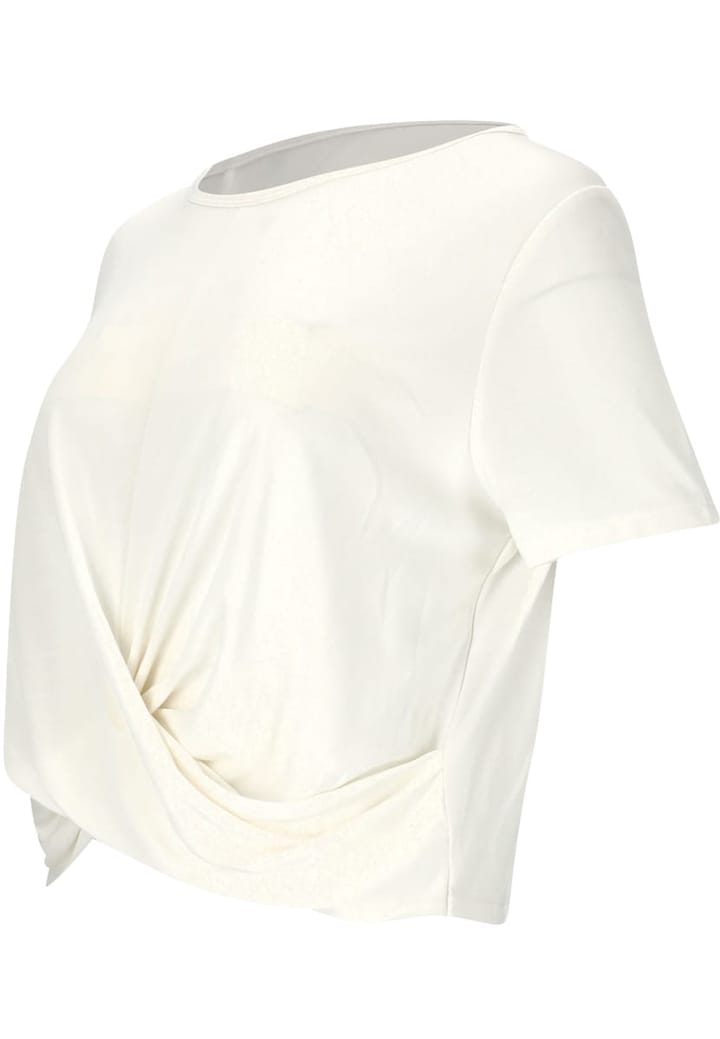 Athlecia Diamy W Cropped Tee White Athlecia