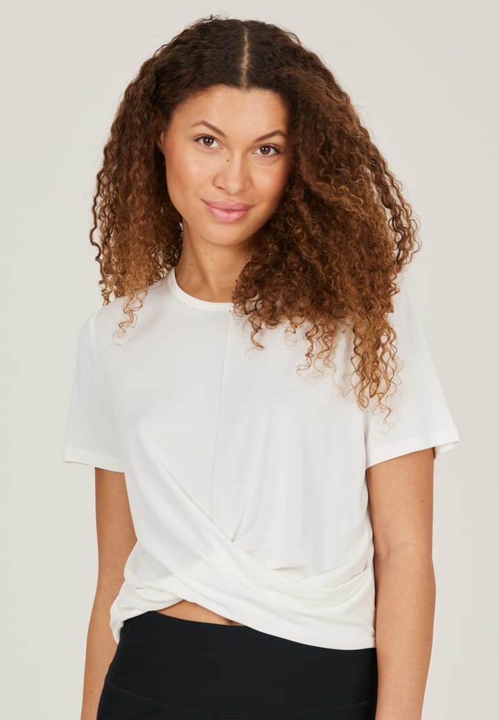 Athlecia Diamy W Cropped Tee White Athlecia