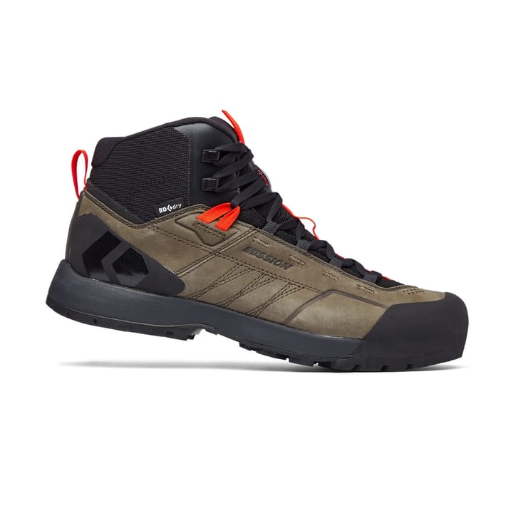 Black Diamond Men's Misson Leather Mid WP Walnuts-Octane Black Diamond