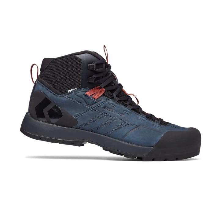 Black Diamond Men's Misson Leather Mid WP Eclipse/Red Rock Black Diamond Black Diamond Men's Misson Leather Mid WP Eclipse/Red Rock Black Diamond