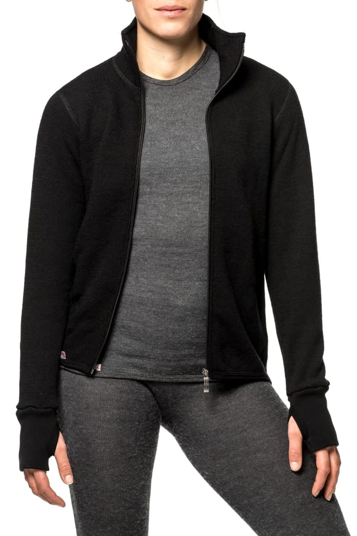Woolpower Full Zip Jacket 400 Black Woolpower Woolpower Full Zip Jacket 400 Black Woolpower