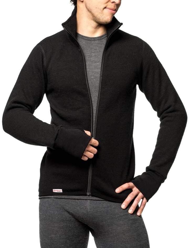 Woolpower Full Zip Jacket 400 Black Woolpower Woolpower Full Zip Jacket 400 Black Woolpower