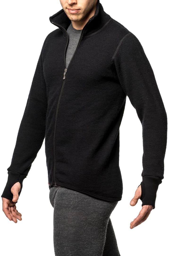 Woolpower Full Zip Jacket 600 Black Woolpower Woolpower Full Zip Jacket 600 Black Woolpower