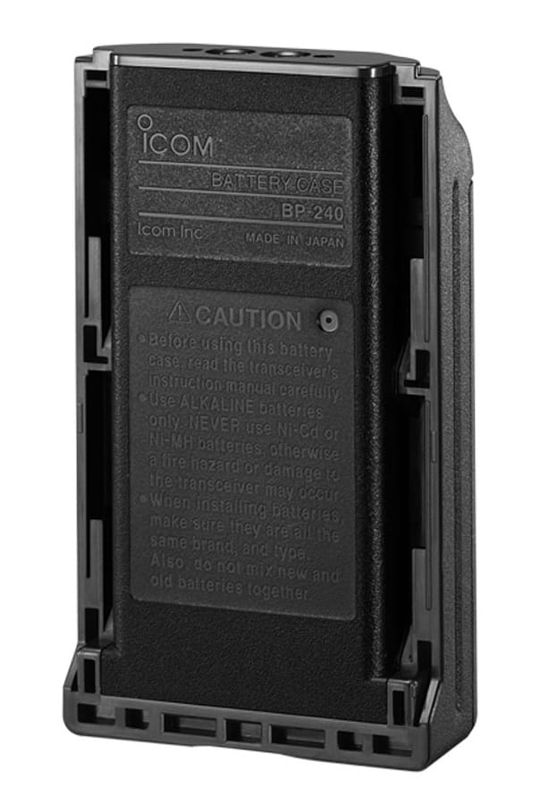 Icom BP-240 batterikasset Sort Icom Icom BP-240 batterikasset Sort Icom