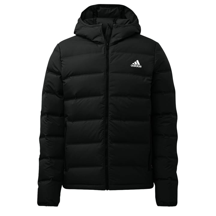 Adidas Men's Helionic Down Hooded Jacket Black Adidas Adidas Men's Helionic Down Hooded Jacket Black Adidas