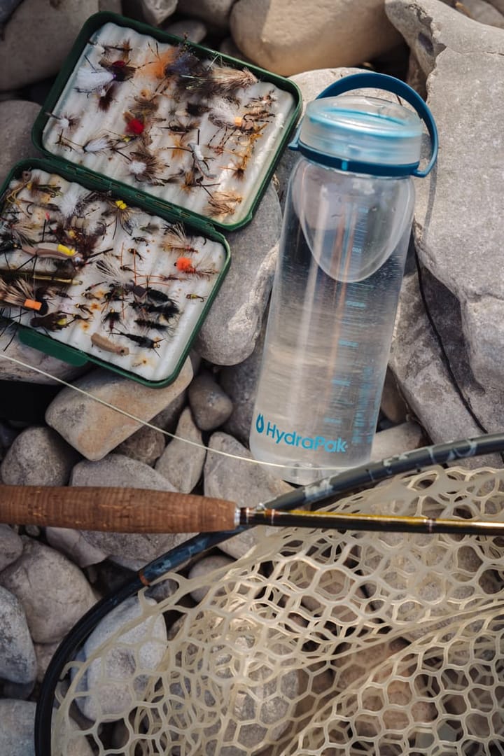 HydraPak Recon 750 Ml Clear/Black & White Hydrapak HydraPak Recon 750 Ml Clear/Black & White Hydrapak