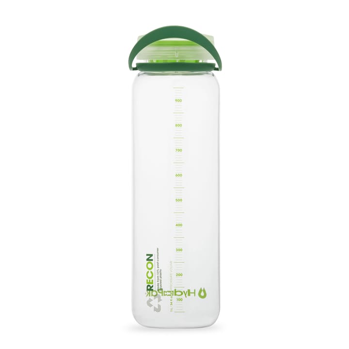HydraPak Recon 1 L Clear/Evergreen & Lime Hydrapak HydraPak Recon 1 L Clear/Evergreen & Lime Hydrapak