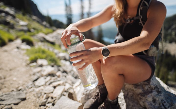 HydraPak Recon 1 L Clear/Evergreen & Lime Hydrapak HydraPak Recon 1 L Clear/Evergreen & Lime Hydrapak