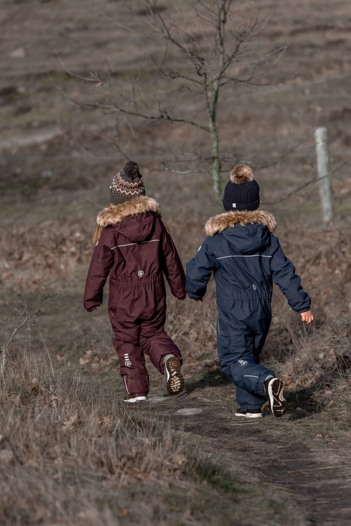 Color Kids Coverall W. Fake Fur Burlwood Color Kids Color Kids Coverall W. Fake Fur Burlwood Color Kids