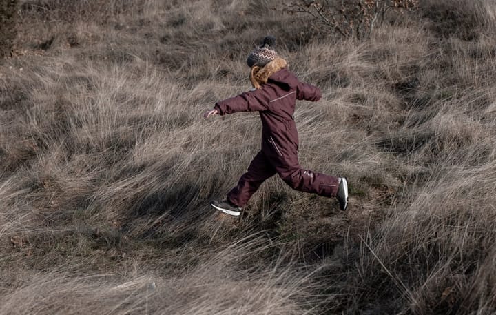 Color Kids Coverall W. Fake Fur Burlwood Color Kids Color Kids Coverall W. Fake Fur Burlwood Color Kids