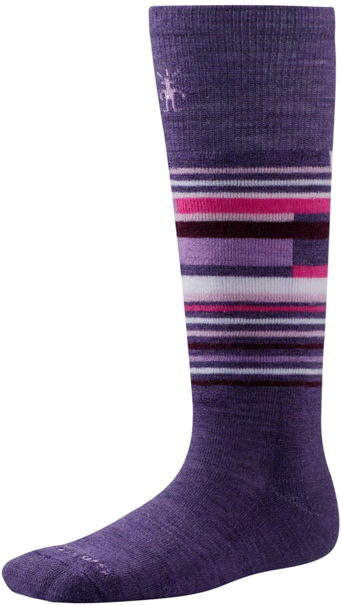 Smartwool Kids' Wintersport Stripe Desert Purple Smartwool