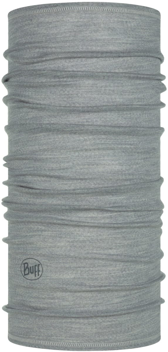 Buff Hals Lightweight Merino Wool Solid Light Grey