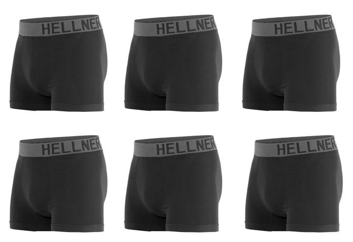 Hellner Svierkku Seamless Boxer Men Black Beauty 6-pack Hellner