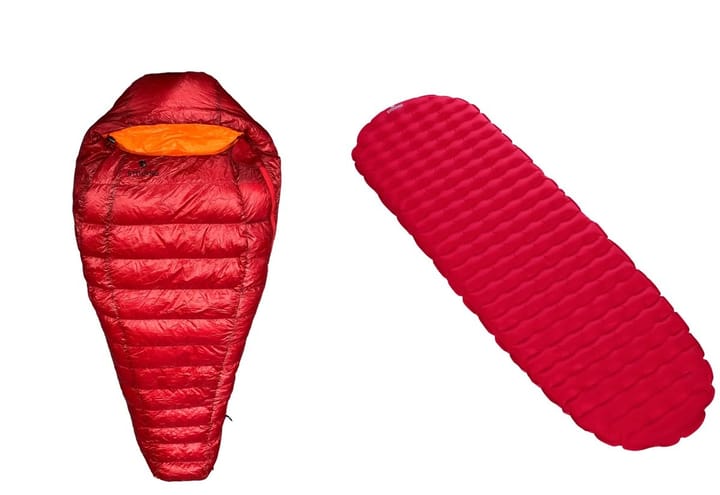 Sydvang Skaring Insulated Airmat R5 + Skala Down Sleeping Bag Sydvang