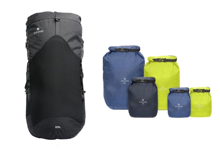 Sydvang Skala Backpack 55L + Skala Drybag Set Sydvang