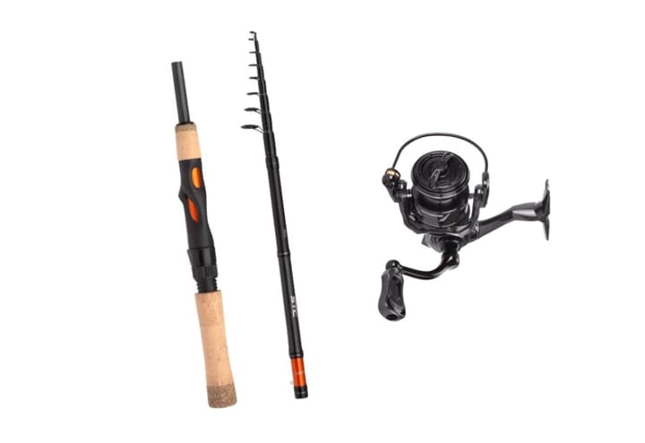 Shimano Stc Mini-T 7´ 7-21g/Lawson Baitwinder Carbon X 1000 Shimano