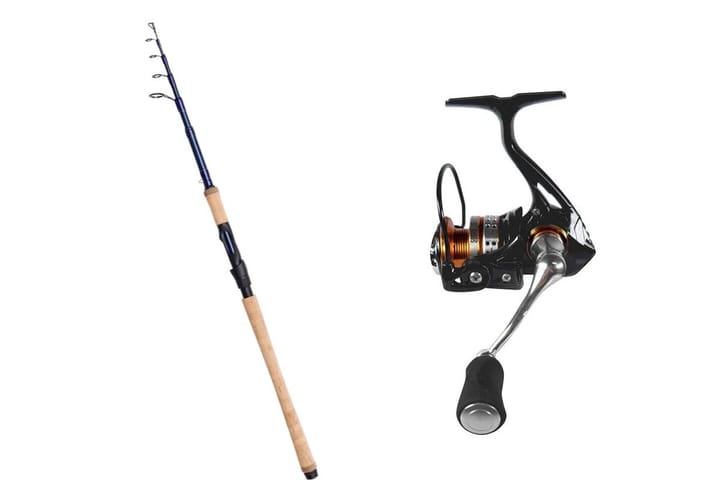 Dam Steelhead Iconic T 7'5-20g/Sølvkroken Sv Ljos 1000 DAM