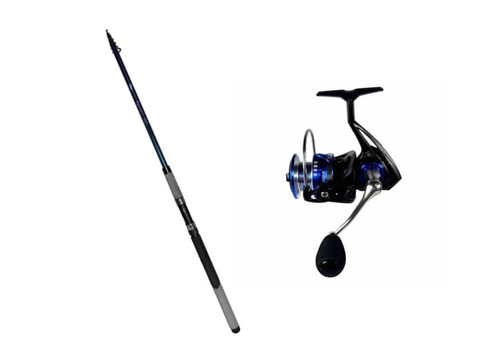 Elbe Eggedal Tele Ørret 7-28g 450CM/Sølvkroken Sv Dugg 2500 Elbe