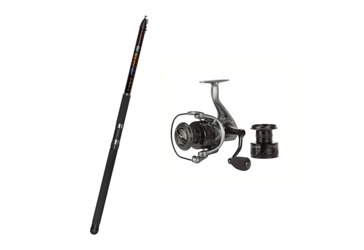 Elbe Osen Tele Laks 40-100g 600cm/Lawson Baitwinder Atla 5000 Elbe