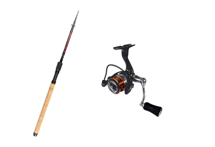 Daiwa Ninja X Tele 8' 5-20g/Sølvkroken Ljos 1000 Daiwa