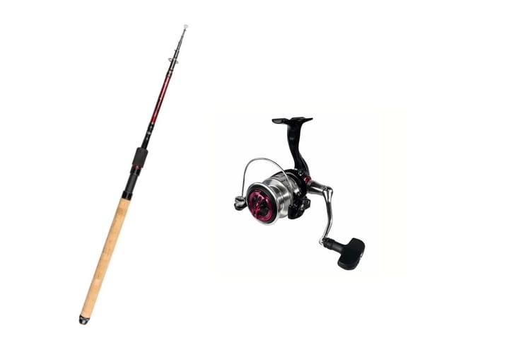 Daiwa Ninja X Tele 8' 5-20g/Sølvkroken Reficio 2000 Daiwa