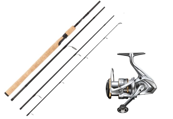 Lawson Expl G5 Haspel 4-D 9' 7-25g/Shimano Reel Sedona Fj Silver C3000 Lawson