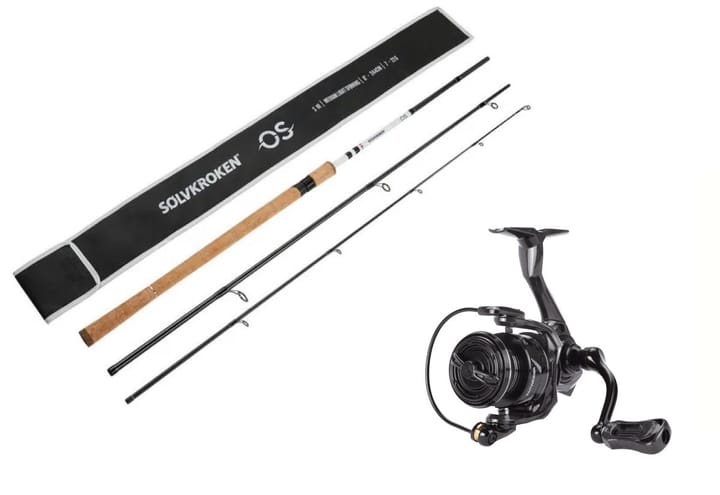 Sølvkroken Siii Os Spi 9´ 15-40g/Lawson Baitwinder Carbon X Fd 3000 Sølvkroken